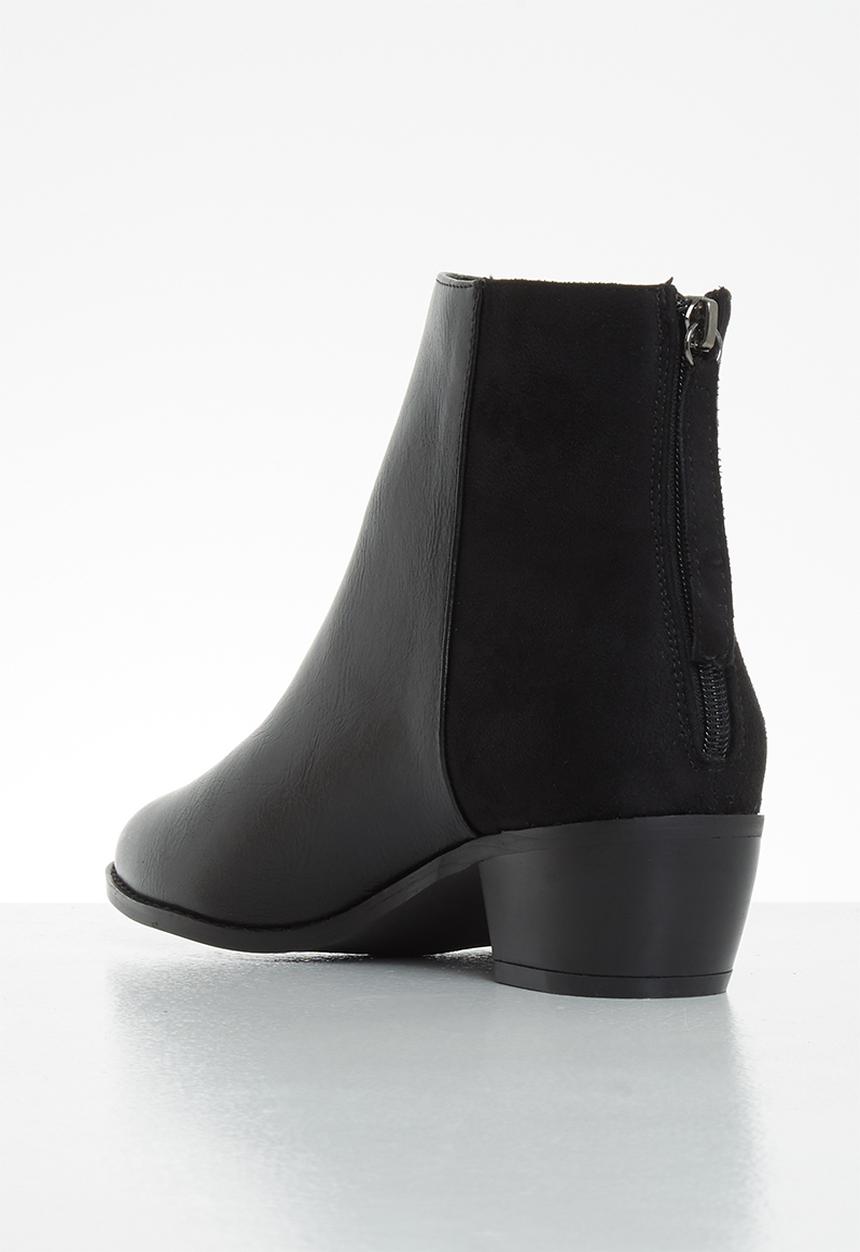 Butterfly Feet - Saddle ankle boot - black