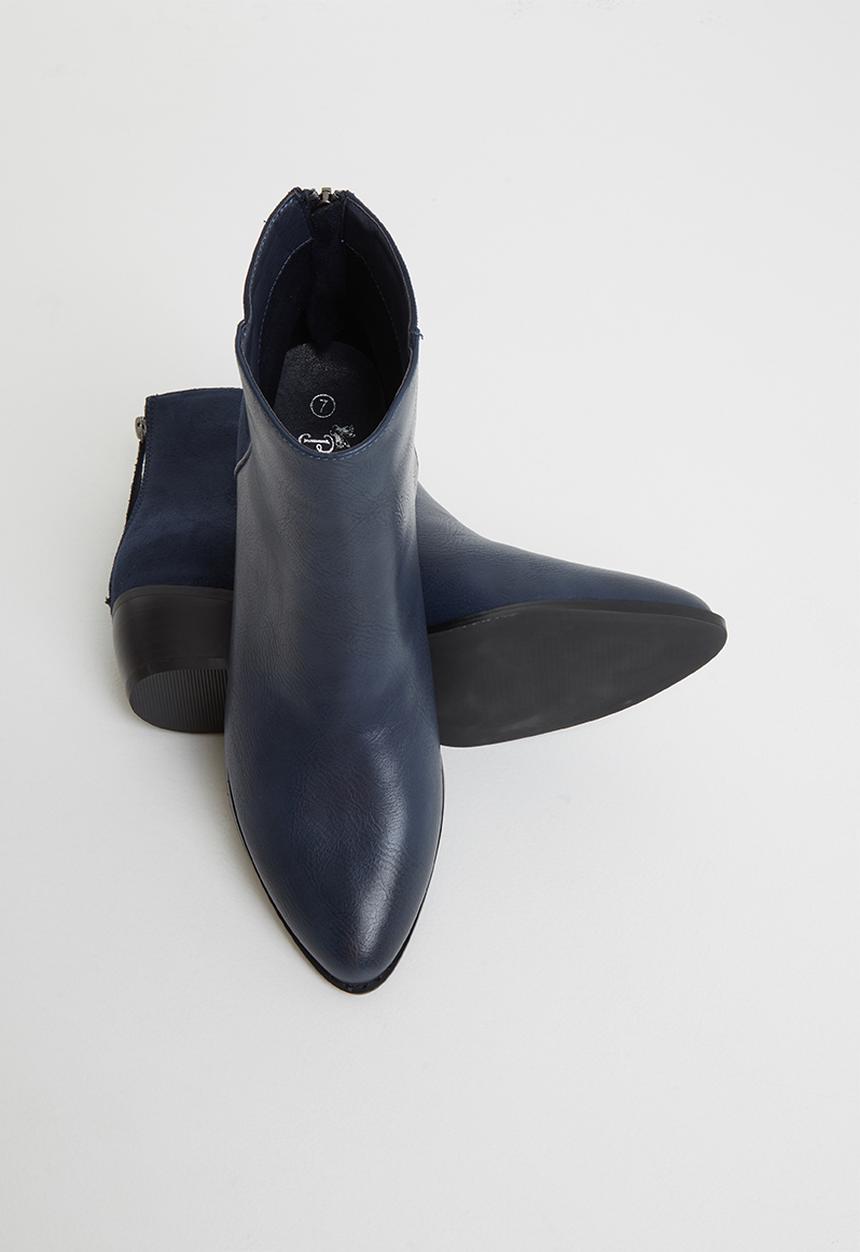 Butterfly Feet - Saddle ankle boot - navy