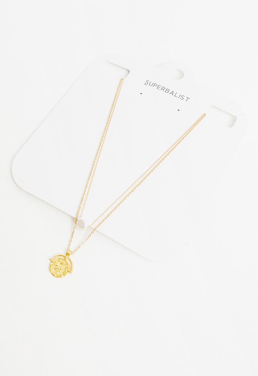 Superbalist - Casey layered necklace - gold