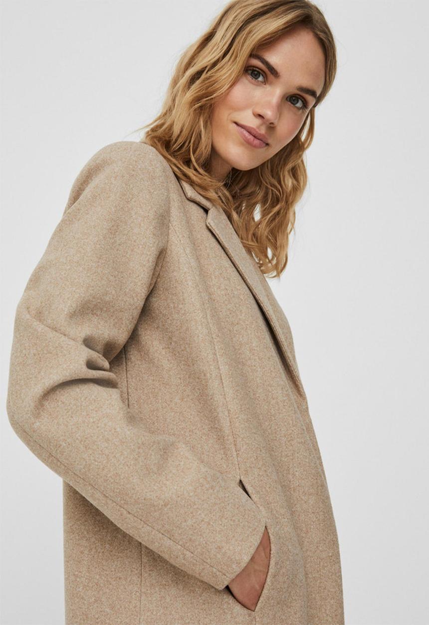 Vero Moda - Dafnelise 3/4 coat - tigers eye
