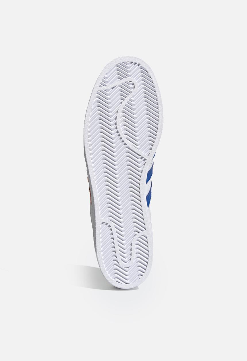 adidas Originals - Superstar - ftwr white/blue/gold met.