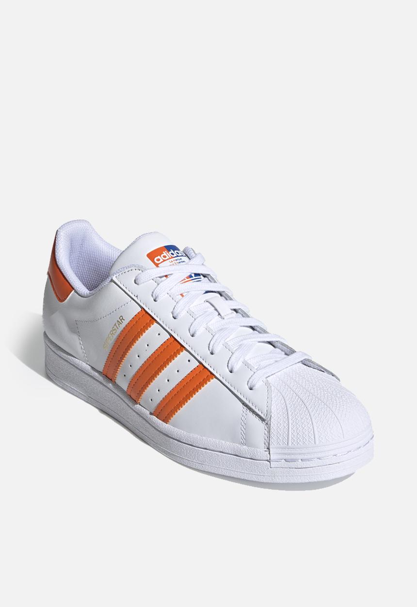 adidas Originals - Superstar - ftwr white/blue/gold met.
