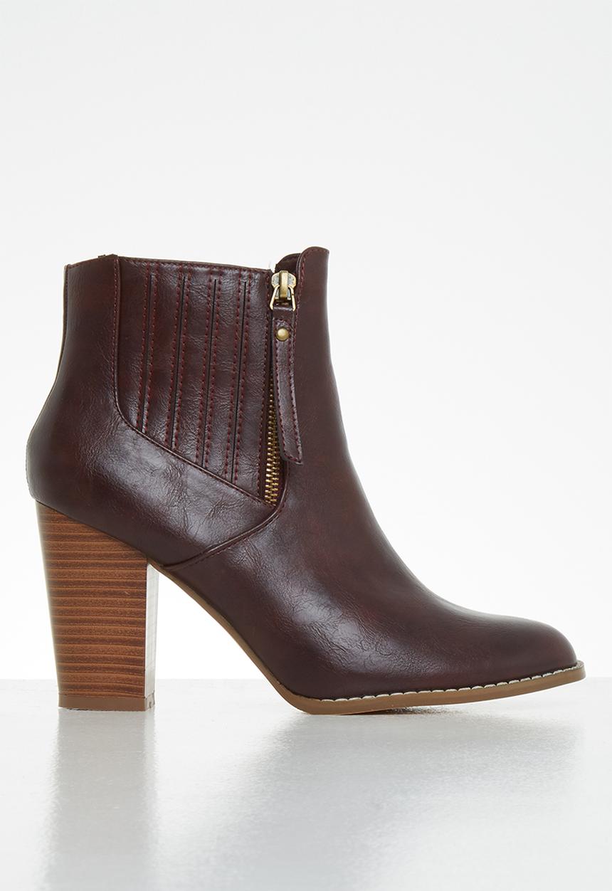 Butterfly Feet - Drama ankle boot - burgundy