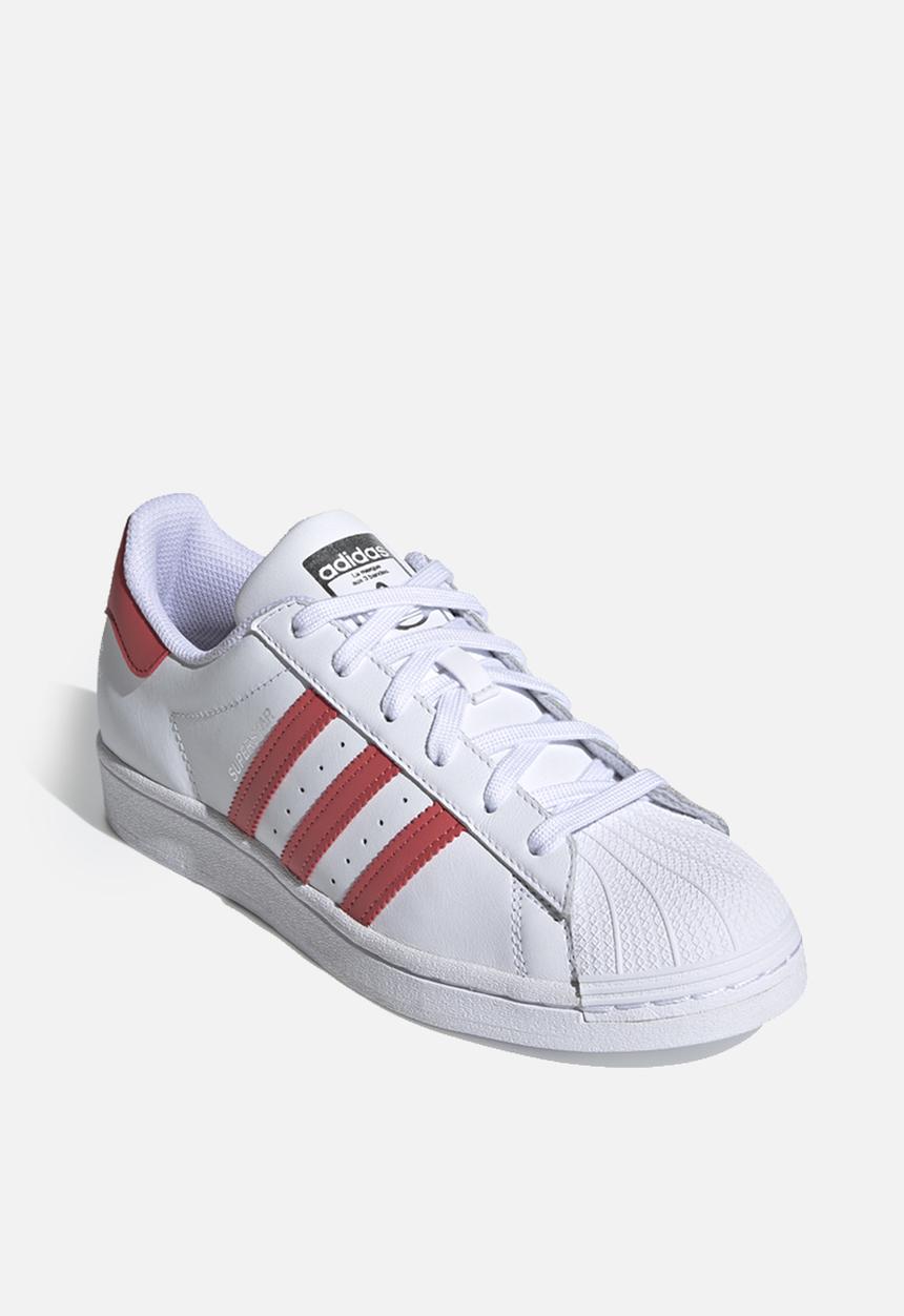 adidas Originals - Superstar w - ftwr white/crew red/matte silver