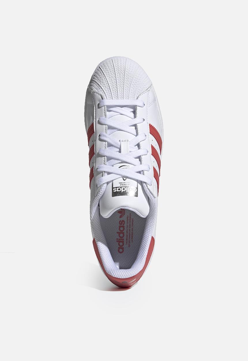 adidas Originals - Superstar w - ftwr white/crew red/matte silver