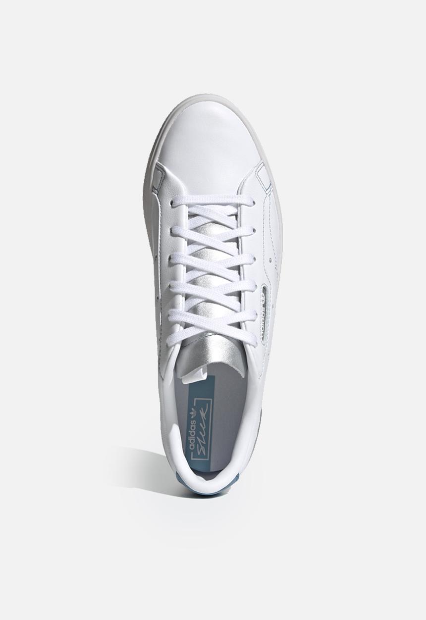 adidas Originals - Adidas sleek w - Cloud White / Silver Metallic / Hazy Blue