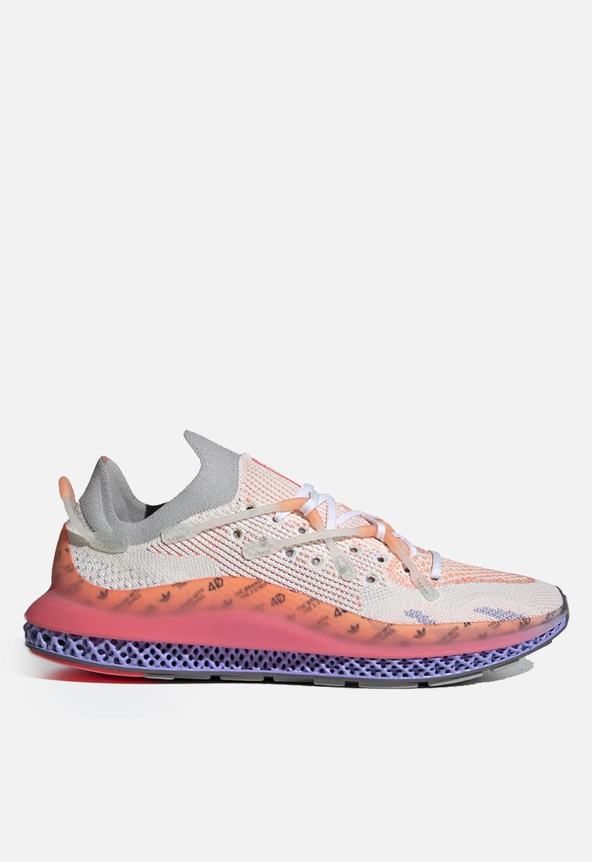 adidas Originals - 4D Fusio - chalk white/core black/light purple