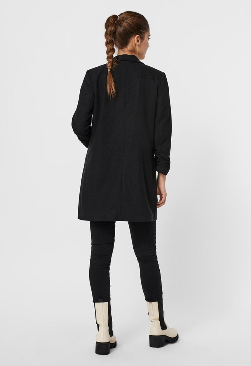 Vero Moda - Rica 7/8 long blazer - black