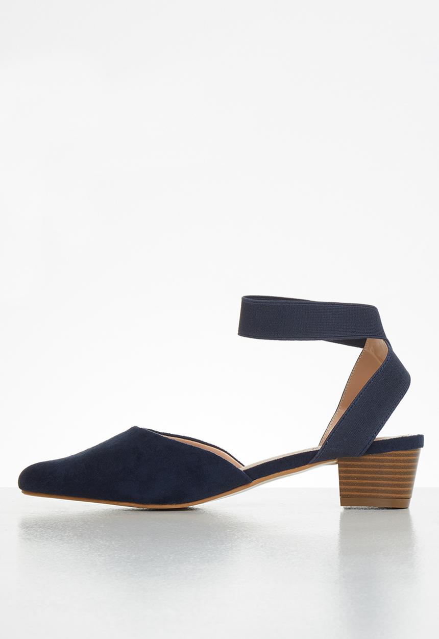 Butterfly Feet - Sling ankle strap heel - navy