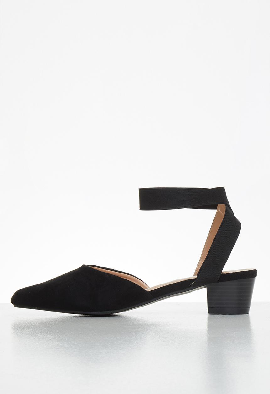 Butterfly Feet - Sling ankle strap heel - black