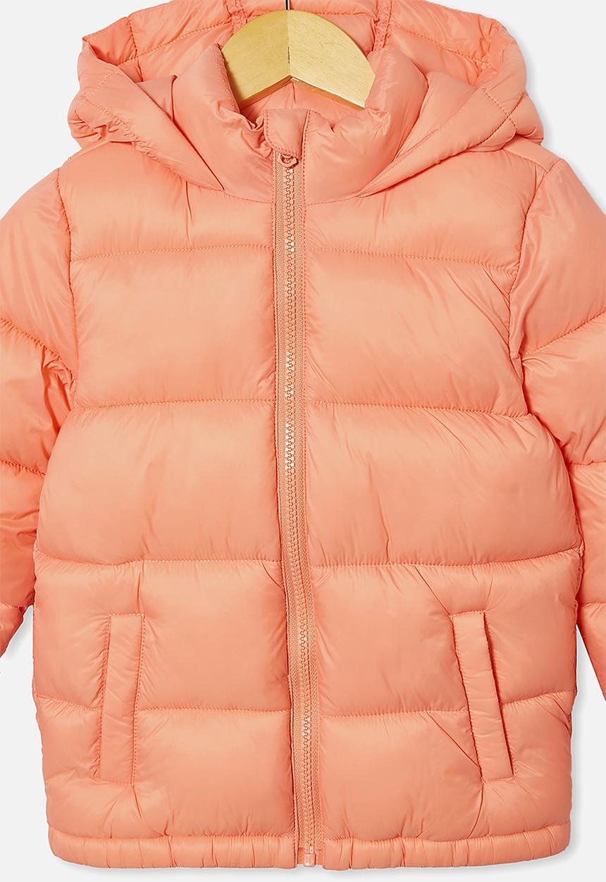 Cotton On - Frankie puffer jacket - orange