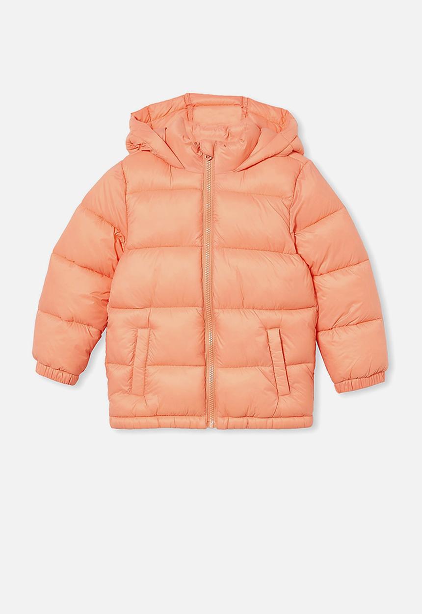 Cotton On - Frankie puffer jacket - orange
