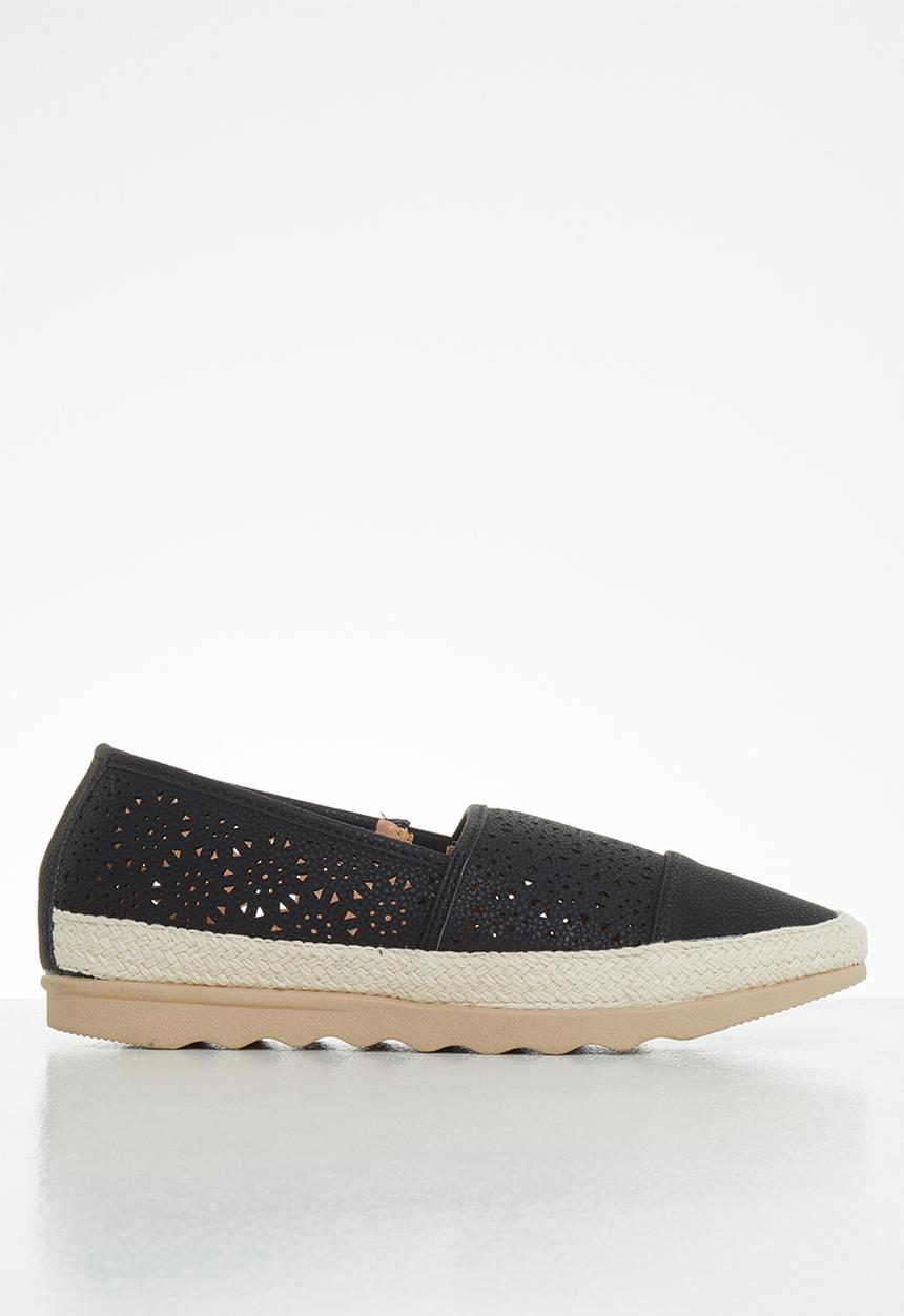 Butterfly Feet - Edna espadrille - black