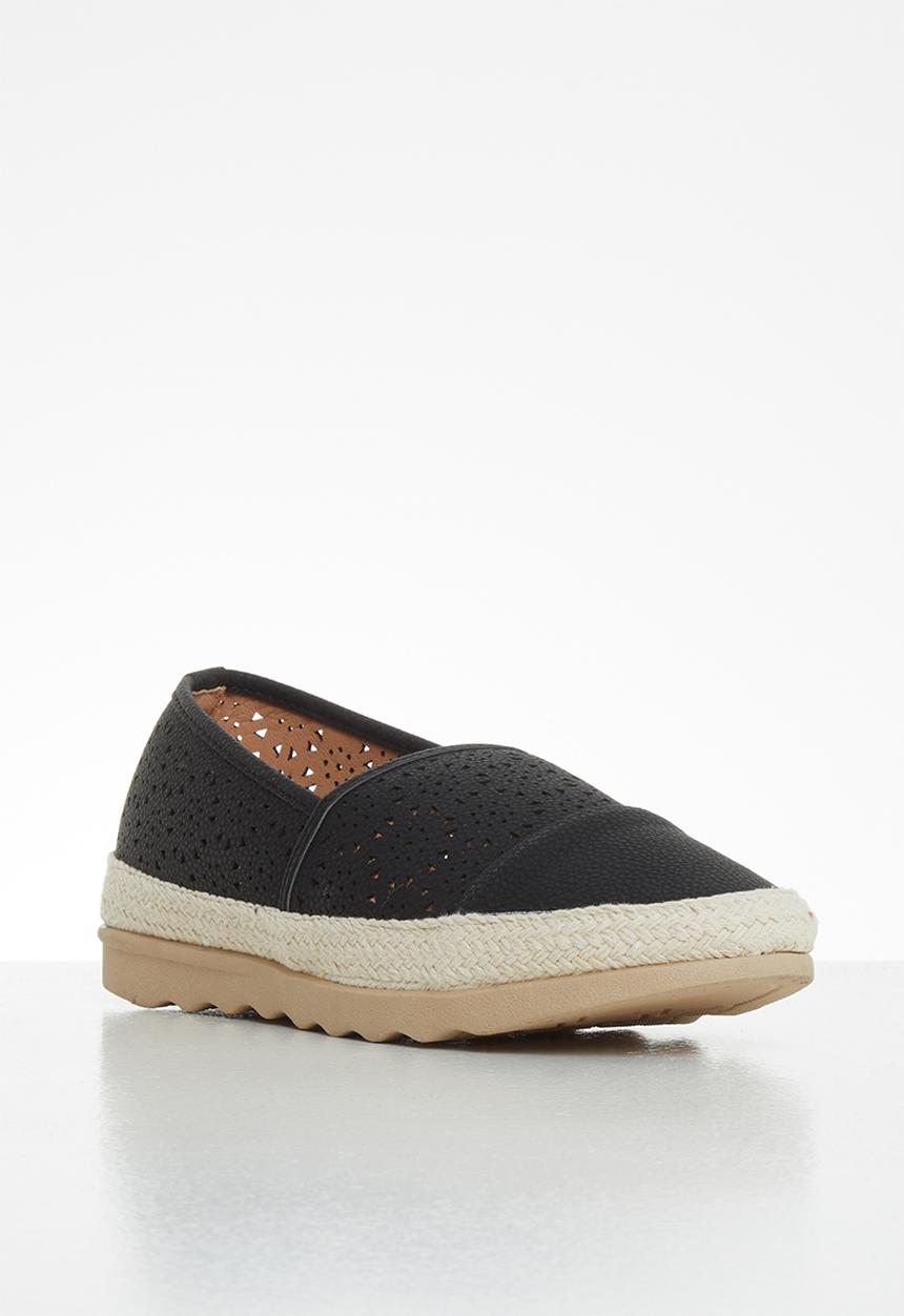 Butterfly Feet - Edna espadrille - black