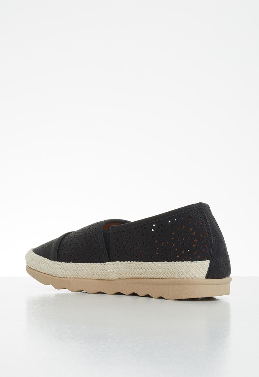 Butterfly Feet - Edna espadrille - black
