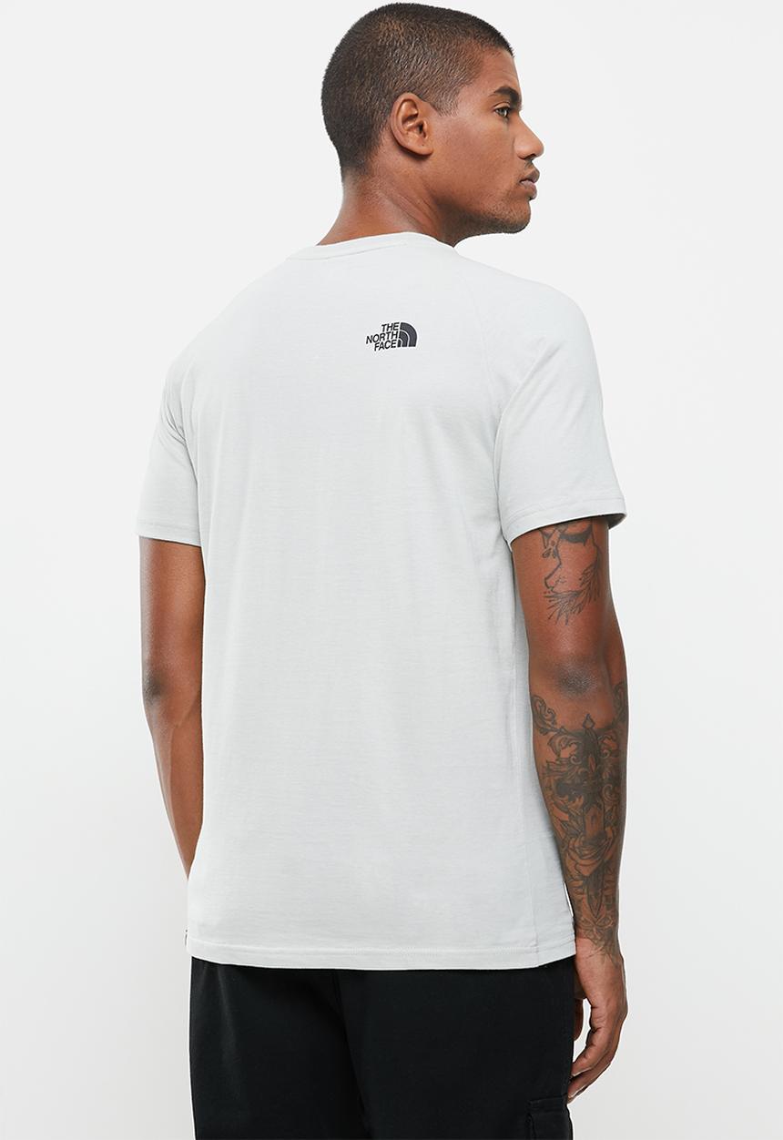 The North Face - Short sleeve raglan redbox tee - grey