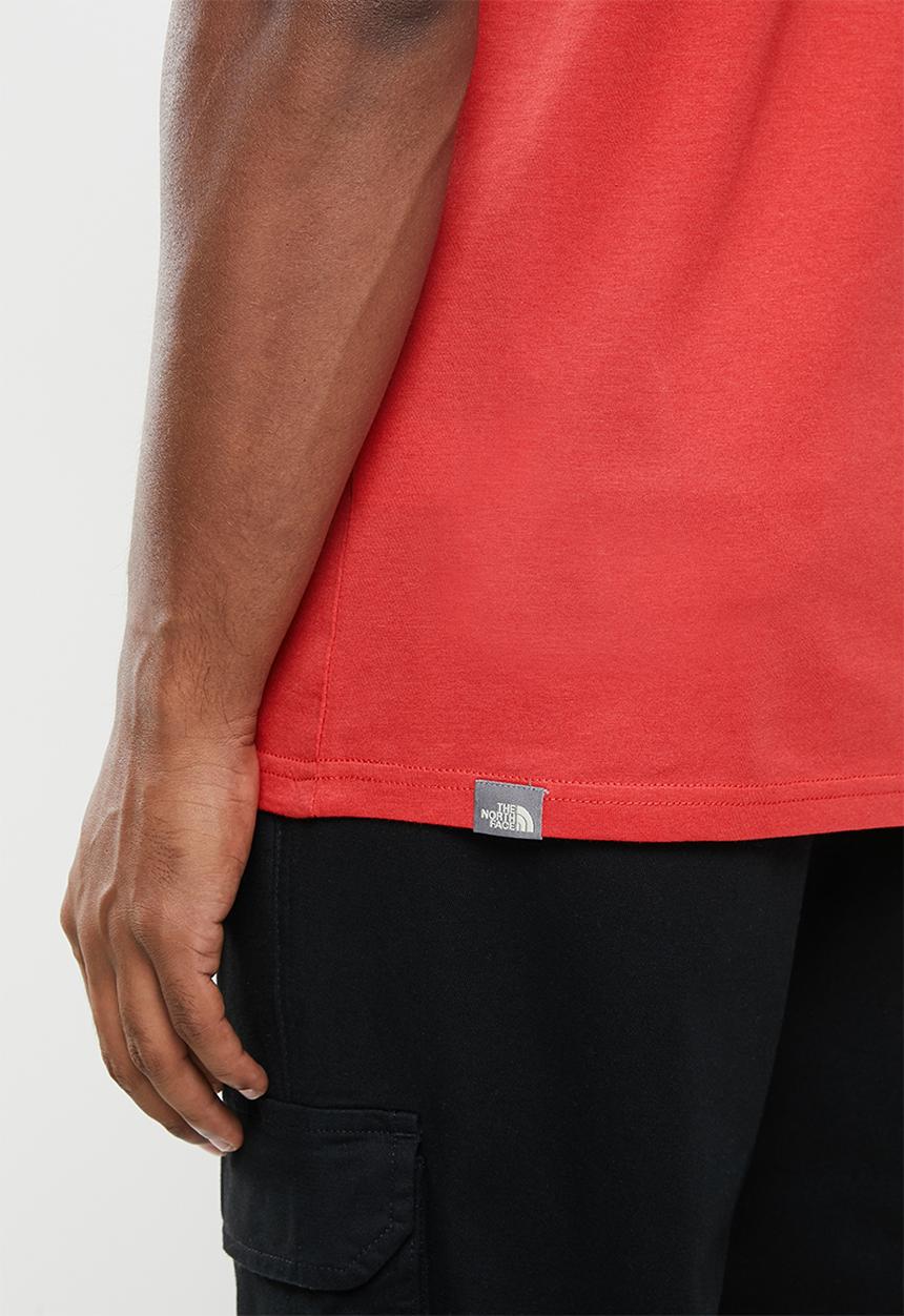 The North Face - Short sleeve simple dome tee - red