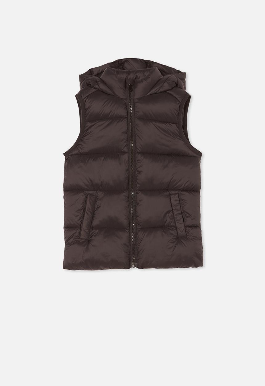 Cotton On - Billie puffer vest - black