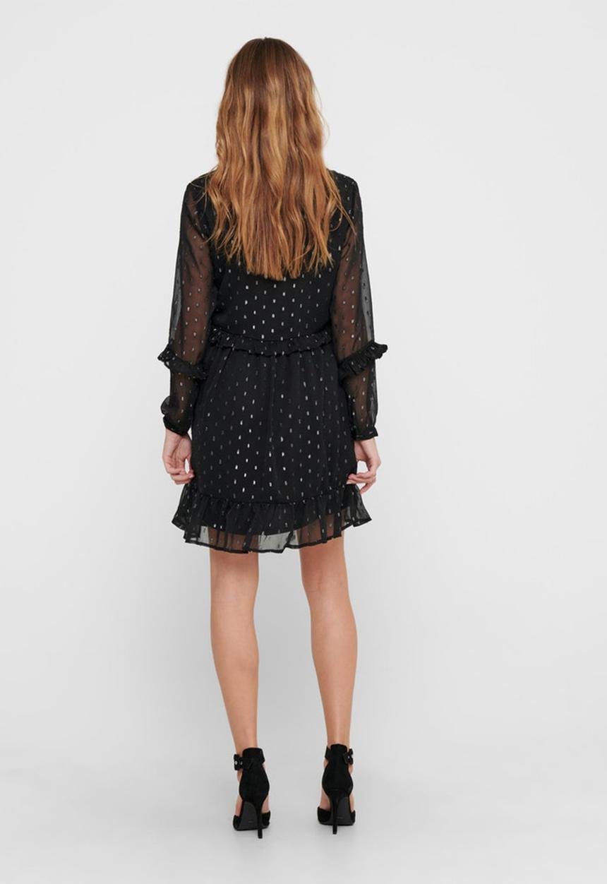 Jacqueline de Yong - Shimmer dress - black