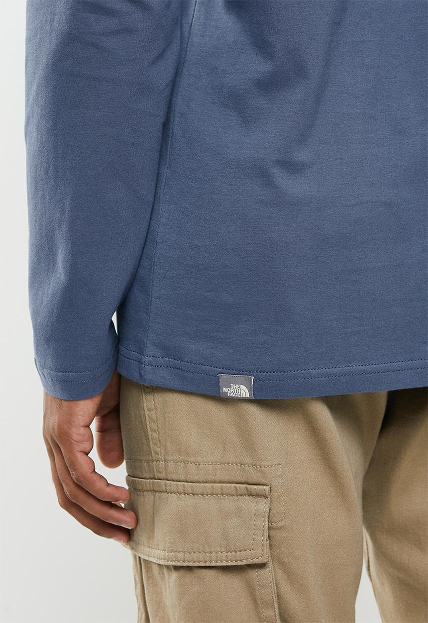 The North Face - Long sleeve red box tee - indigo