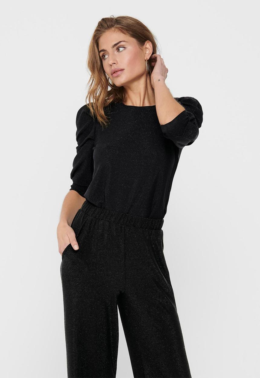 Jacqueline de Yong - Mahi top - black lurex