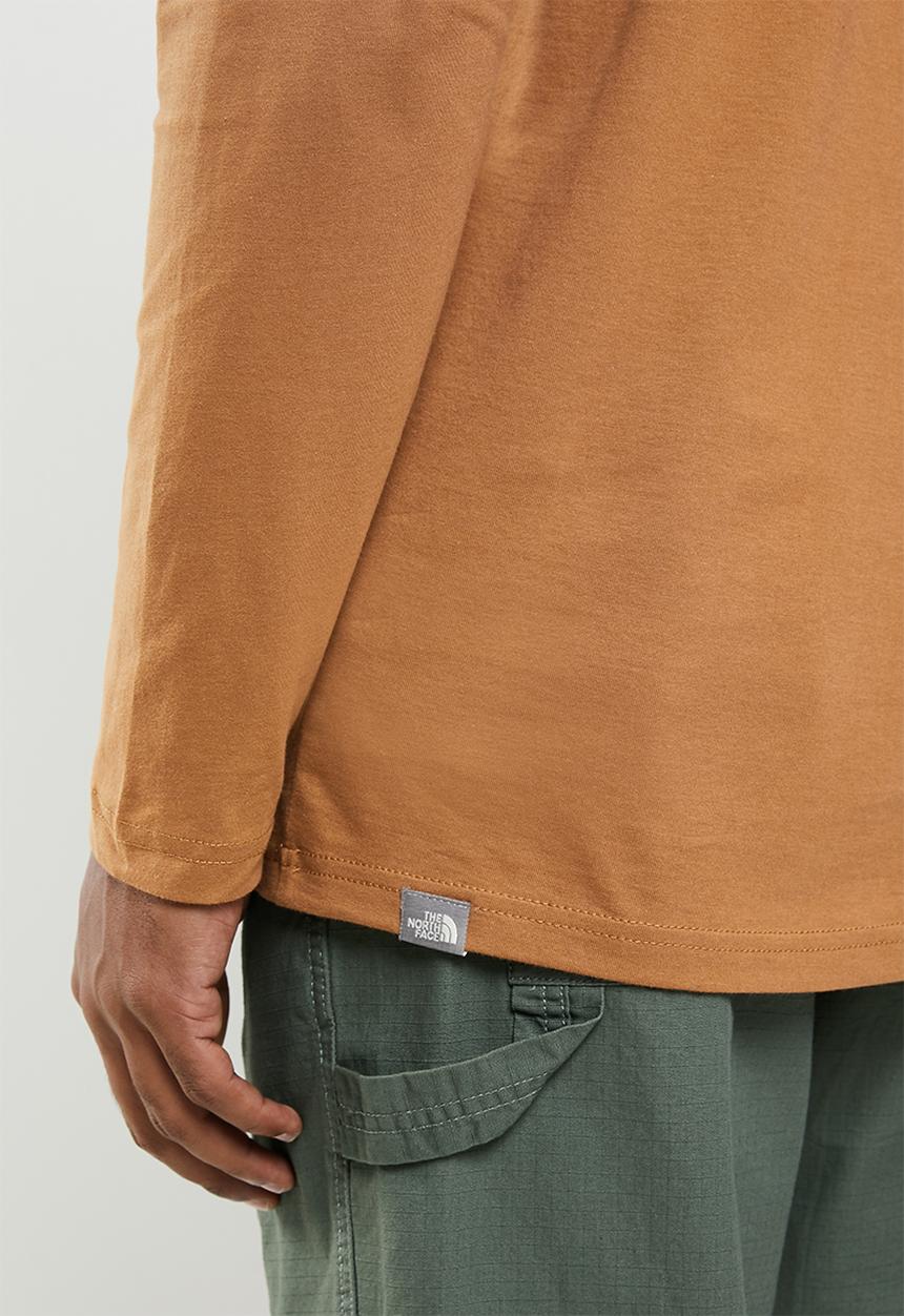 The North Face - Long sleeve image ideals tee - brown