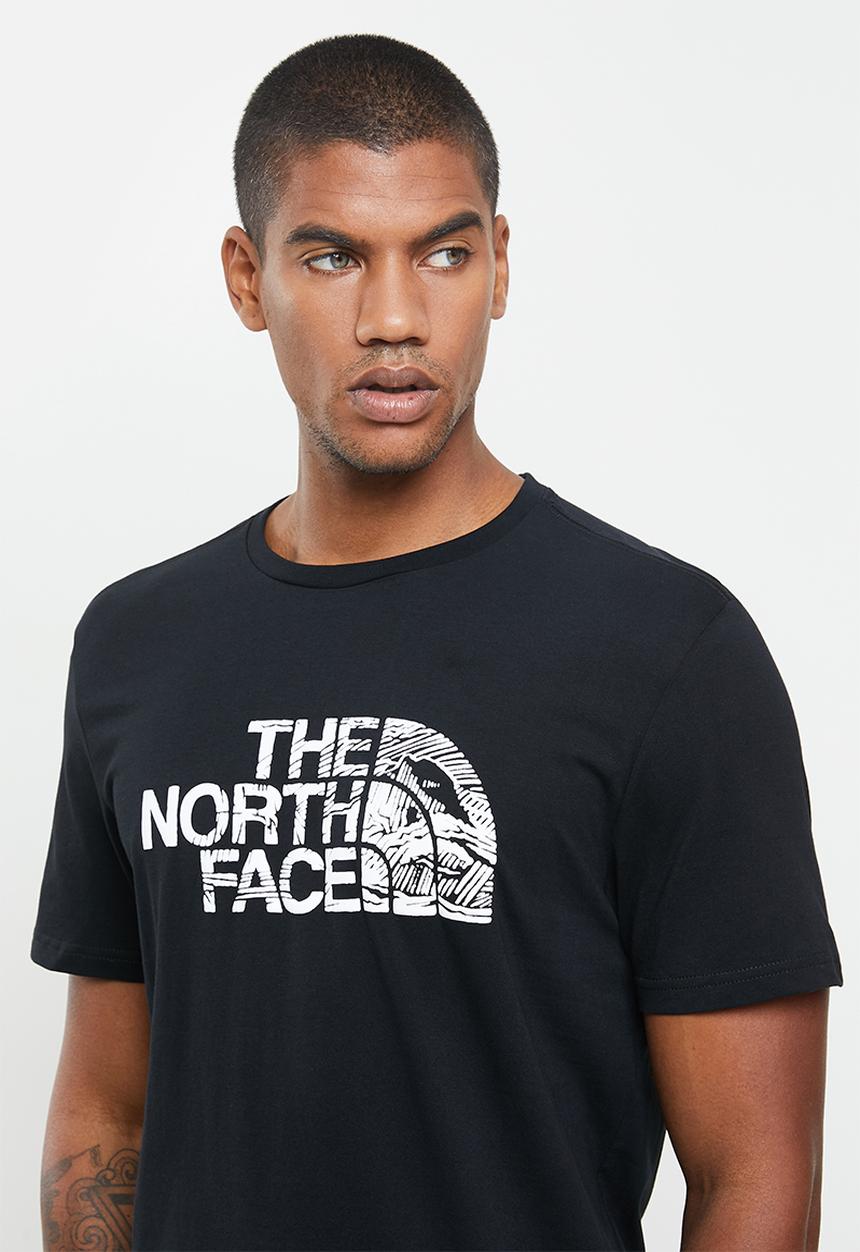 The North Face - Short sleeve woodcut dome tee - black