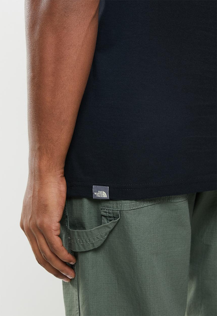 The North Face - Short sleeve woodcut dome tee - black