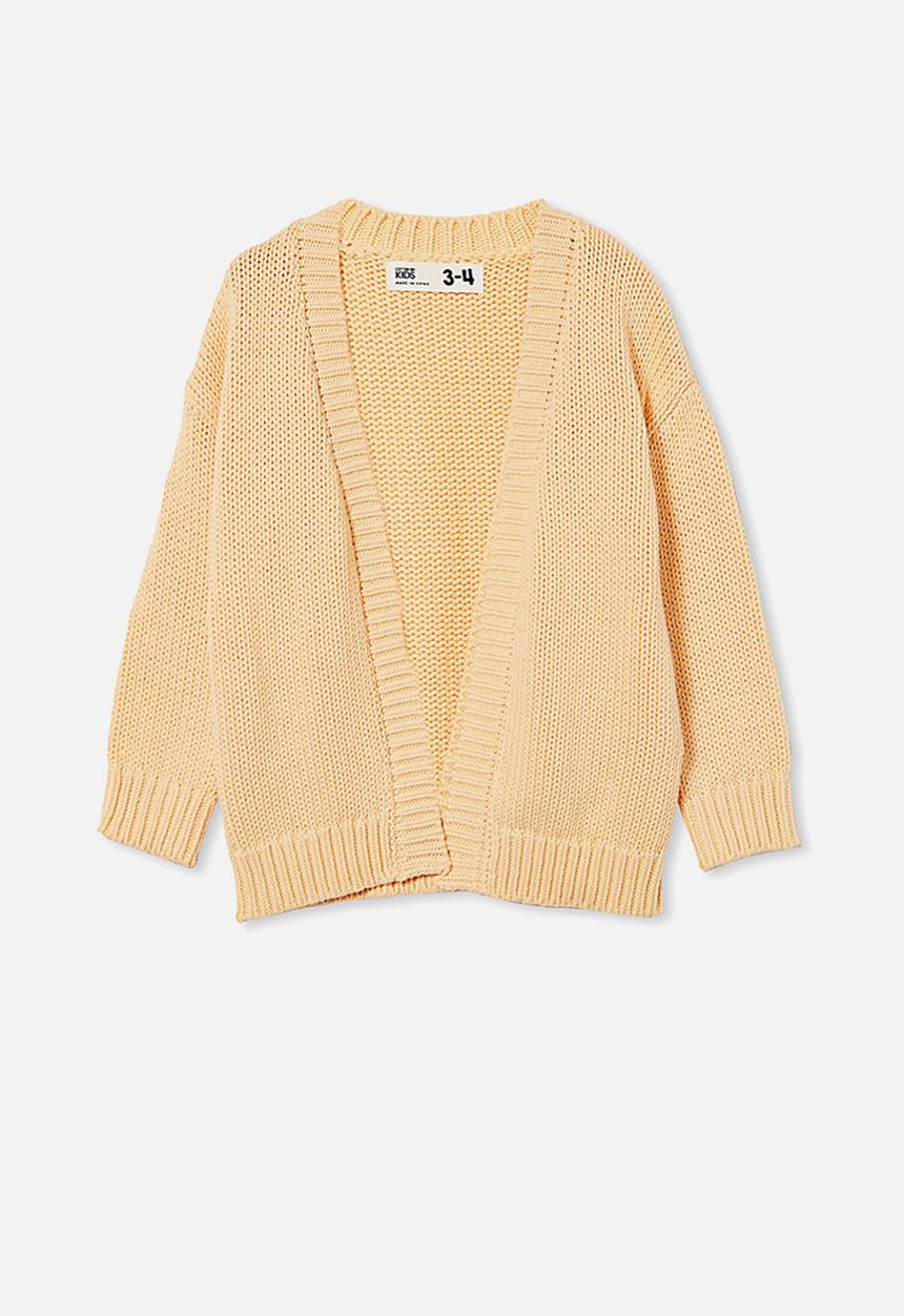 Cotton On - Winnie washed rib cardigan - peach 