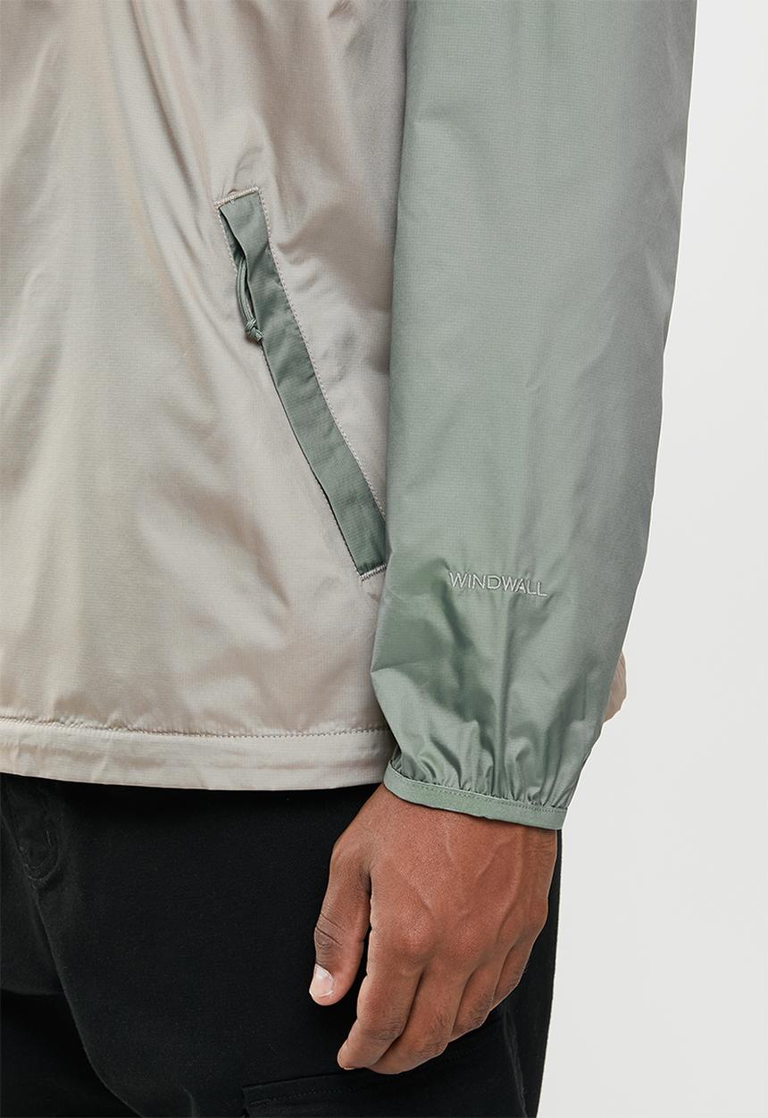 The North Face - Cyclone anorak - agave green/mineral grey