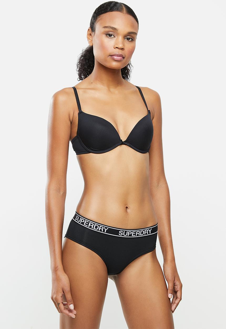 Superdry. - Grace super boxer - white & black