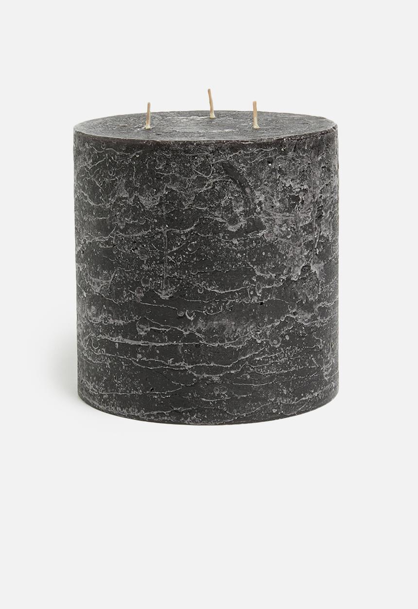 H&S - Relax 3-wick candle - black