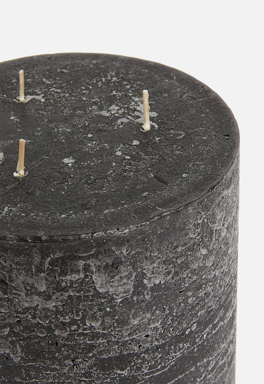 H&S - Relax 3-wick candle - black