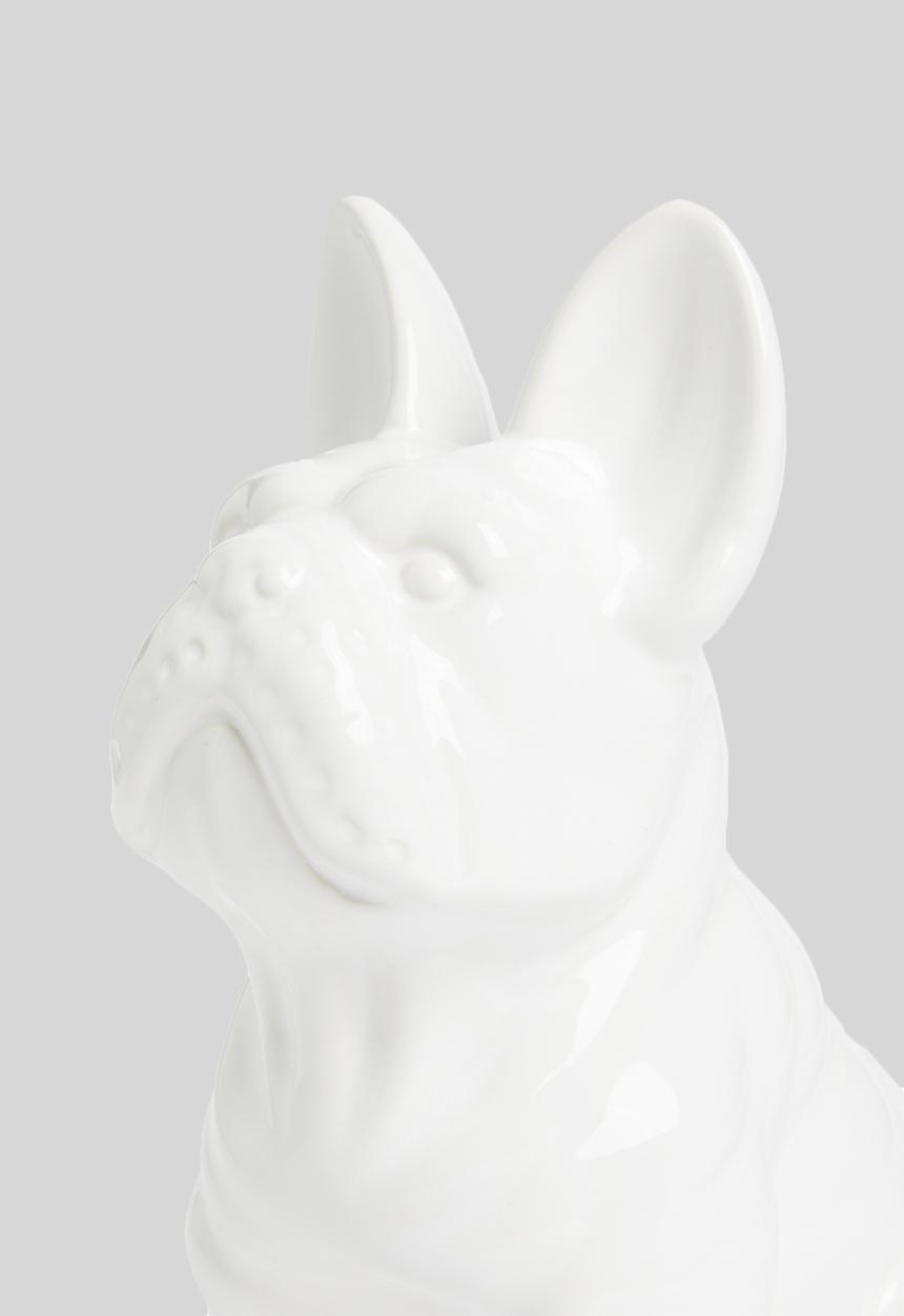 H&S - Porcelain french bulldog - white