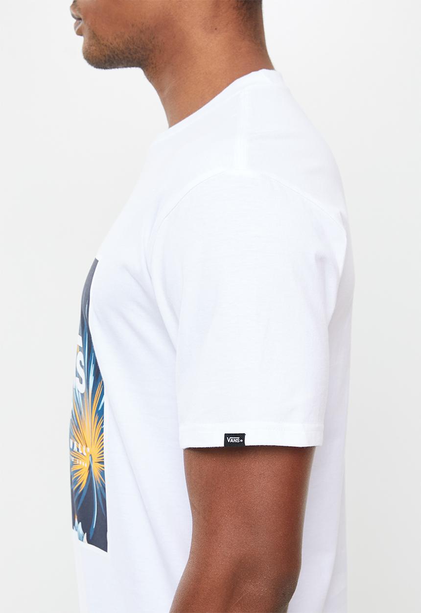 Vans - Classic print box tee- whie