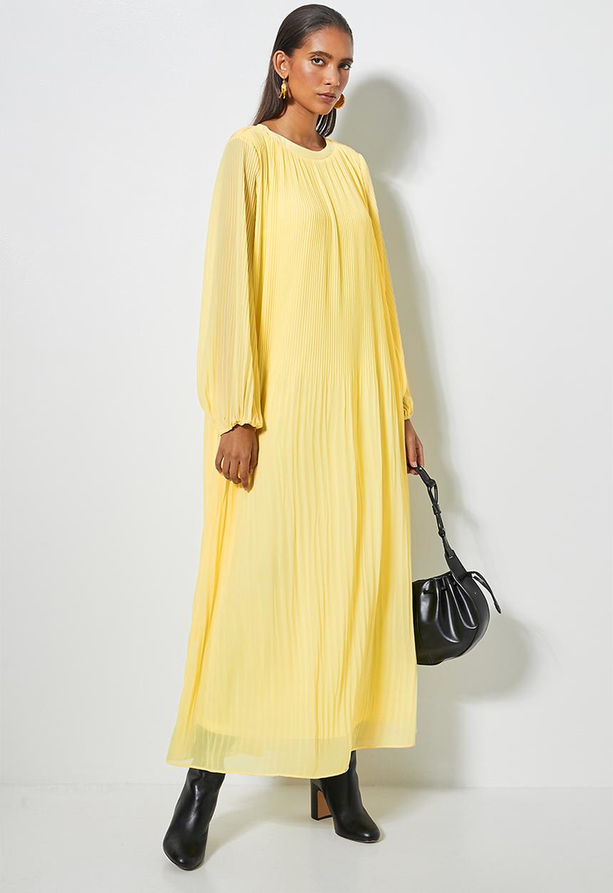Superbalist - The ultimate pleated maxi dress - yellow
