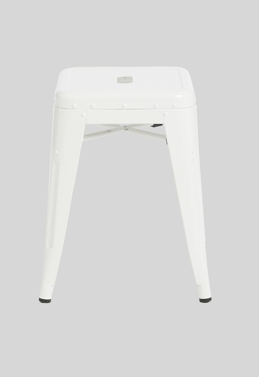 H&S - Metal stool - white