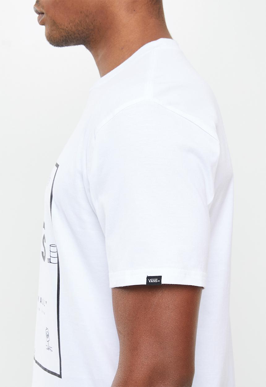 Vans - Classic print box tee - white