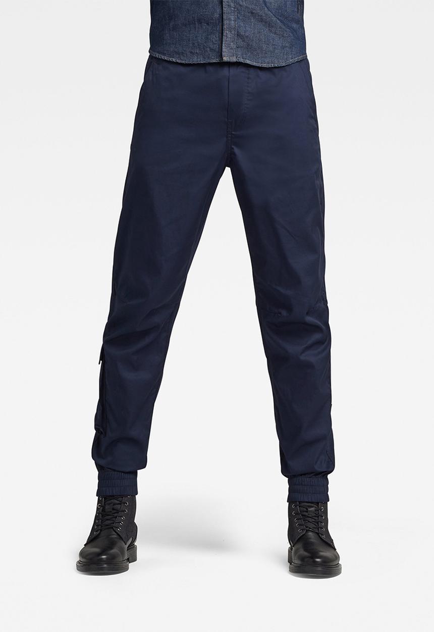 G-STAR - Relaxed cuffed trainer chino - sartho blue