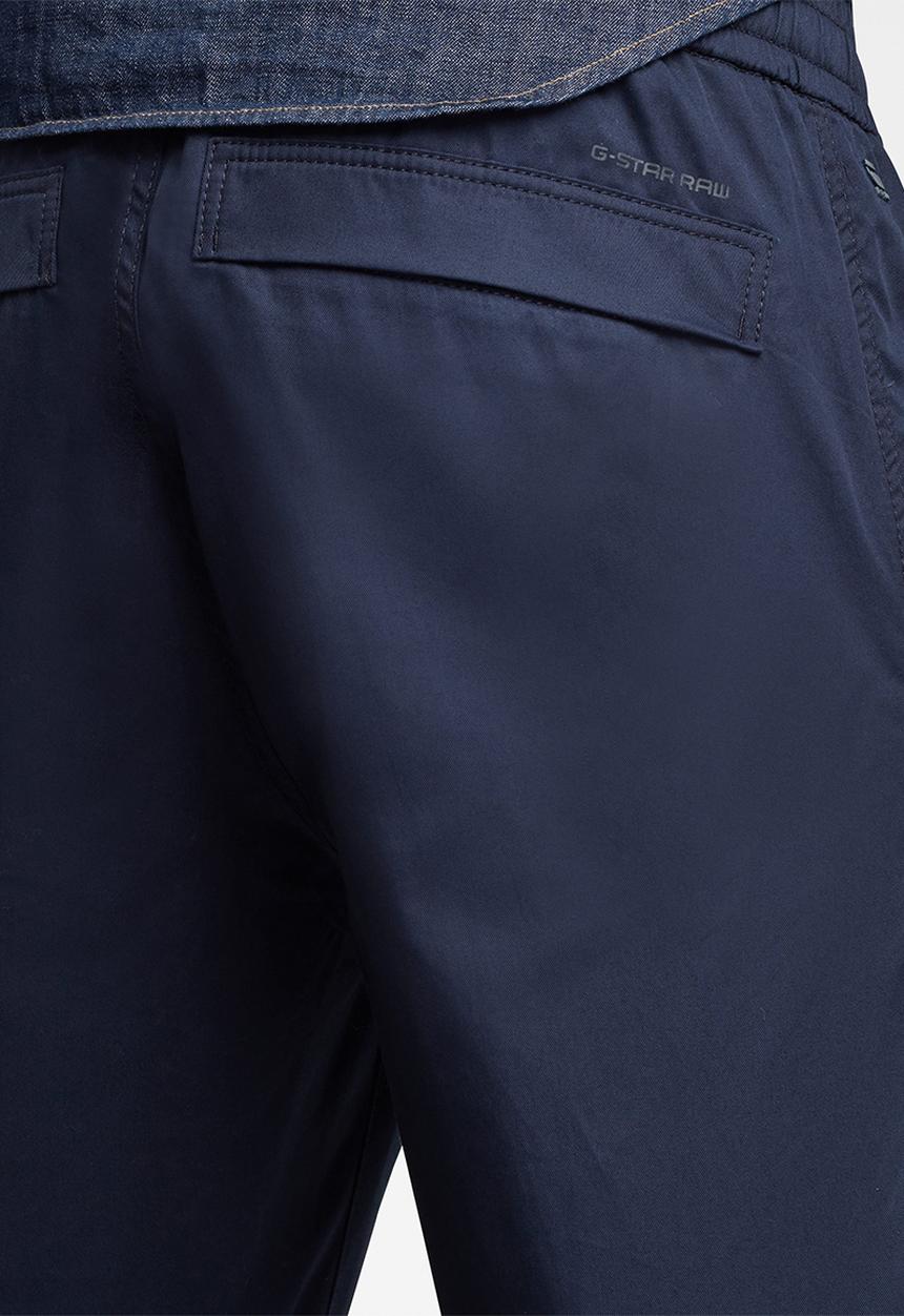 G-STAR - Relaxed cuffed trainer chino - sartho blue