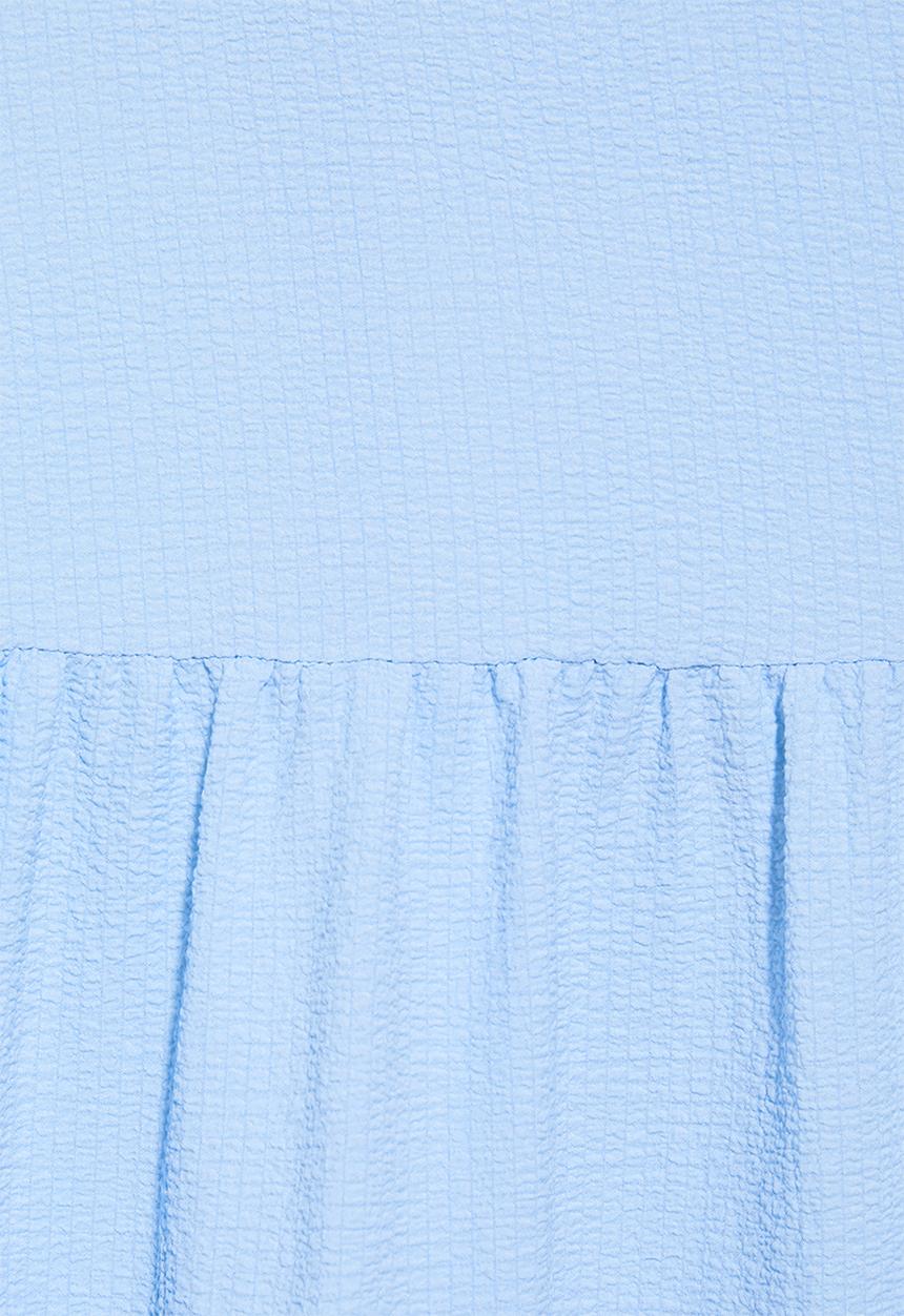 Superbalist - Bubble woven volume mini dress - blue