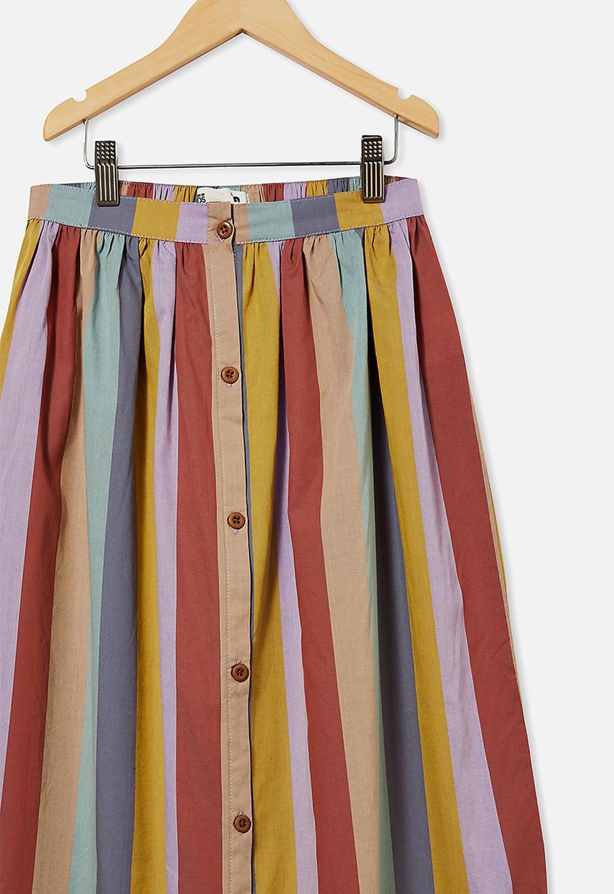 Free by Cotton On - Yasmin midi skirt - multi 