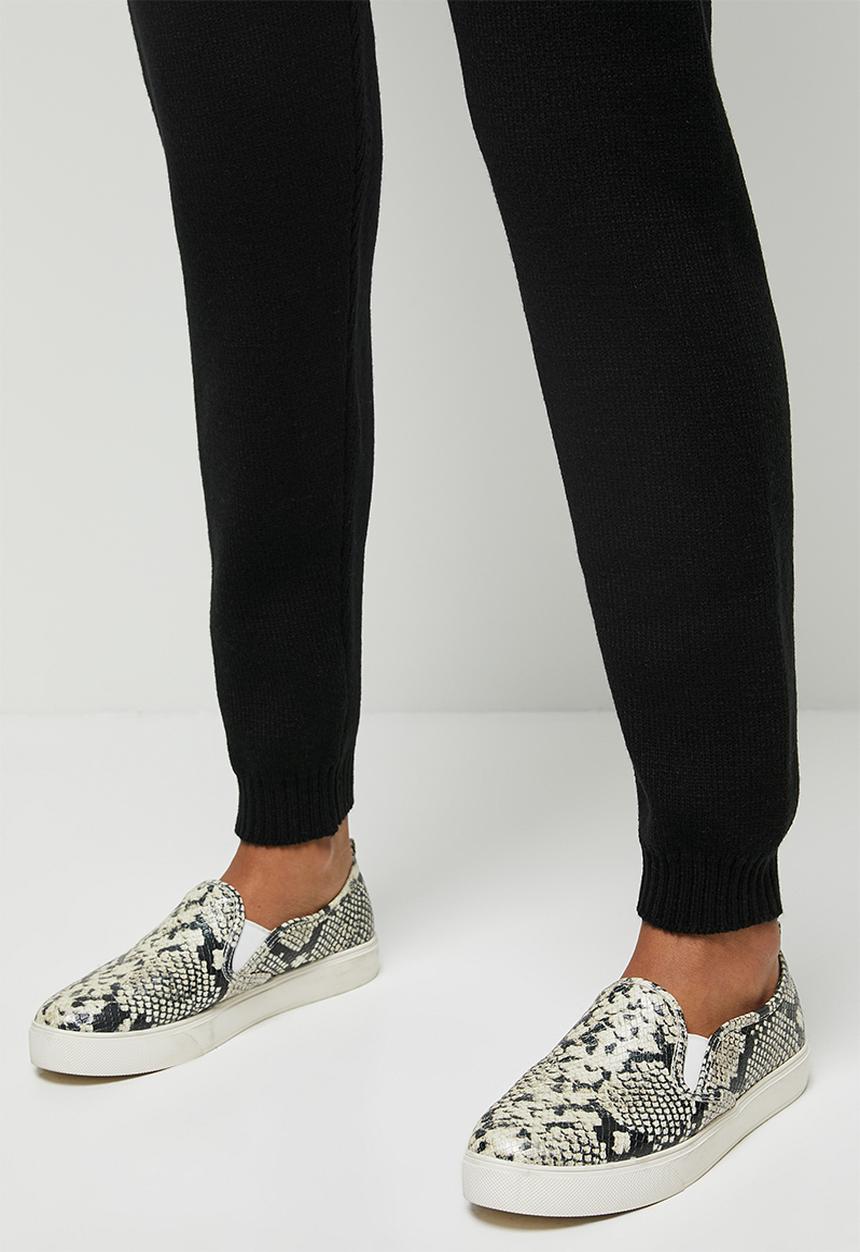 edit - Knitwear harem pant - black
