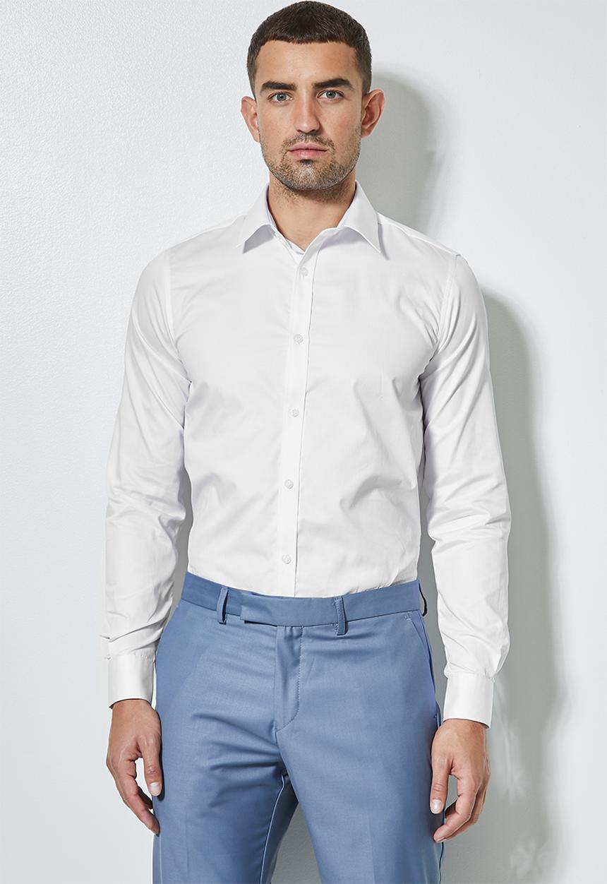 Superbalist - Jos slim fit cotton sateen long sleeve shirt - multi