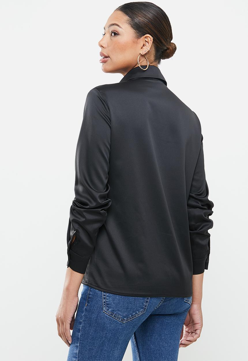 SISSY BOY - Fringe binge shirt - black