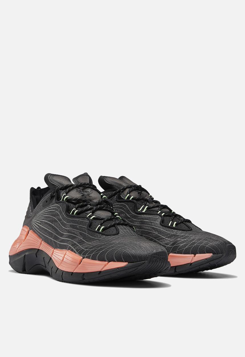 Reebok - Zig kinetica ii - core black/orange flare /neon mint