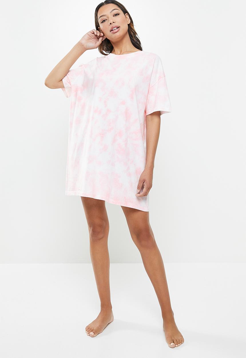 Cotton On - 90 s t-shirt nightie - pink 