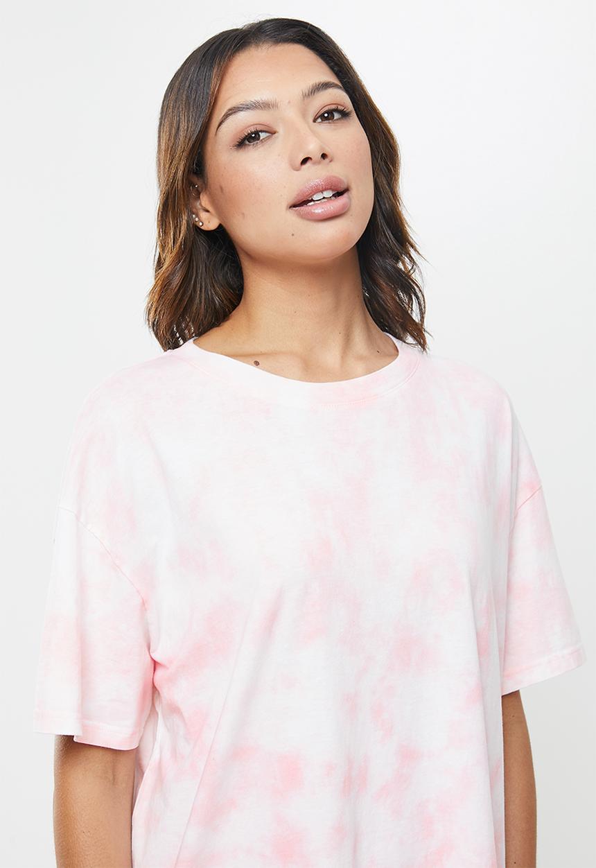 Cotton On - 90 s t-shirt nightie - pink 