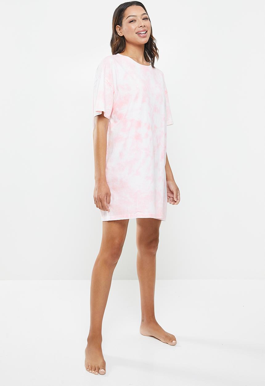 Cotton On - 90 s t-shirt nightie - pink 