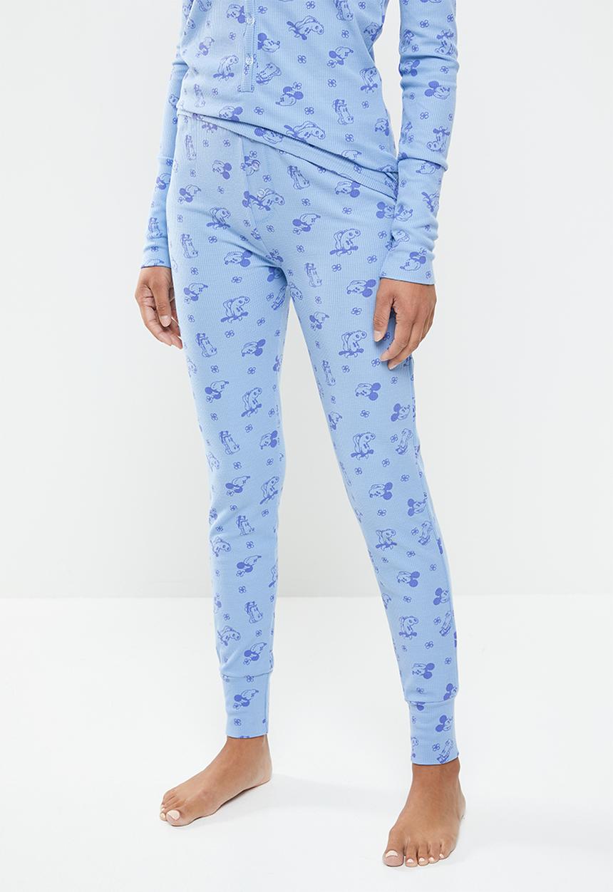 Cotton On - Waffle long john - blue